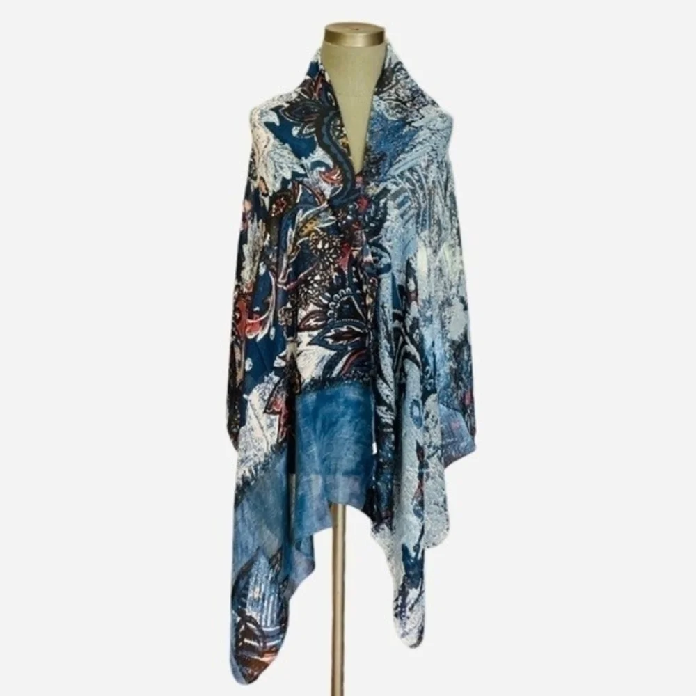 Floral Paisley Scarf 70